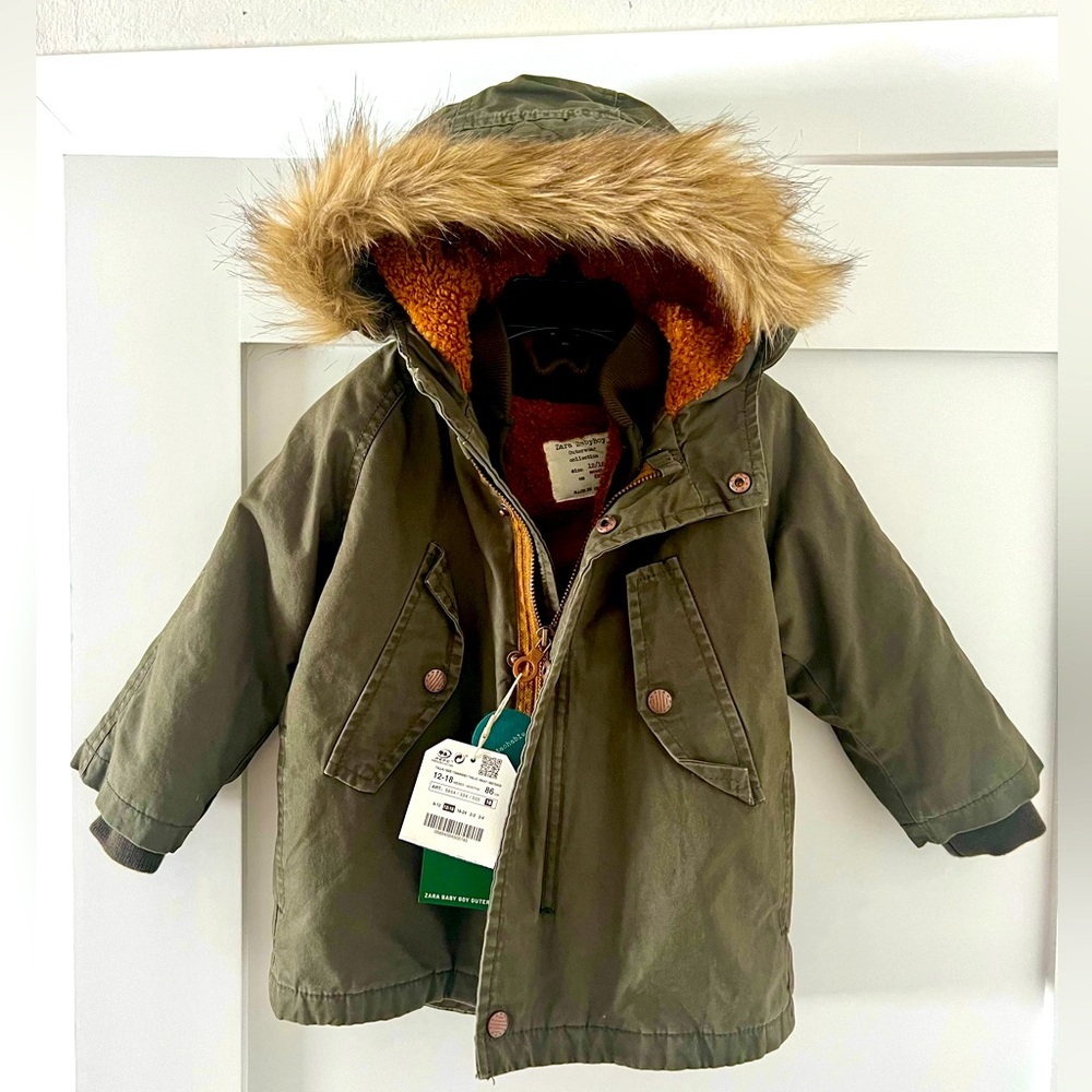Zara 3 in 1 boys/neutral coat. Size 12-18 months. NWT